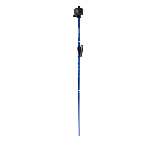 GoPro stand for golf swing analysis in blue Golfstikcam Standard