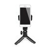 Portrait mount of mobile phone in mini tripod PuttView for video putting