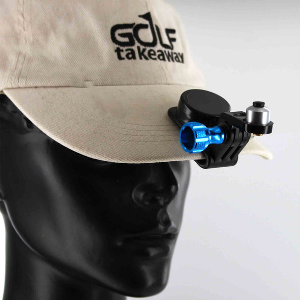 Headstop golf putt trainer for a still head during putting.